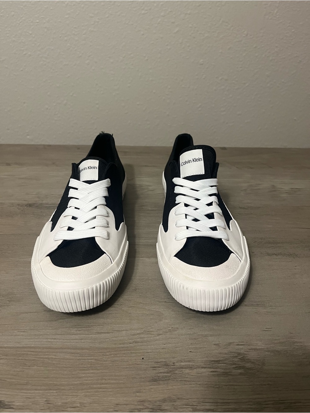 Calvin Klein Black & White Fashion Sneakers